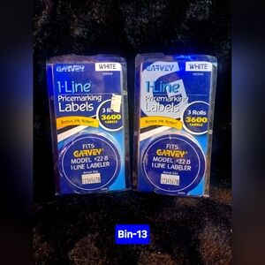 White Pricemarking Labels - 3 Rolls